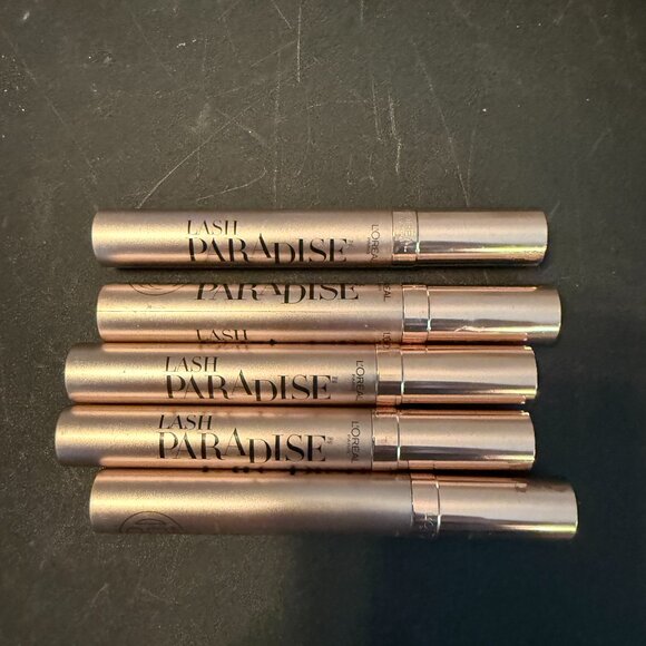 Lot of 5 L'Oréal Paris Voluminous Lash Paradise Mascara - Blackest Black # 200 - Picture 1 of 1